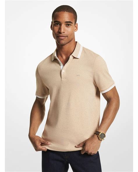 michael kors men's polo shirt|michael kors greenwich polo.